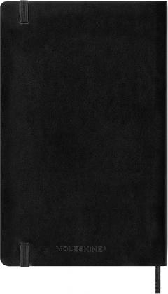 Agenda 2026 - Moleskine Classic 12 Months Daily Planner - Softcover, Large (Black)