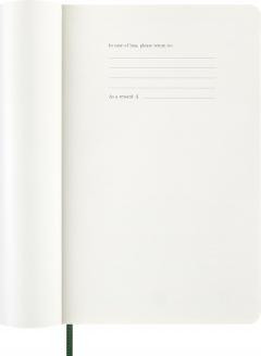 Agenda 2026 - Moleskine Classic 12 Months Daily Planner - Softcover, Large (Myrtle Green)