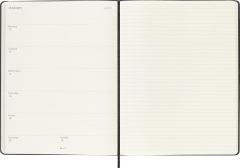 Agenda 2026 - Moleskine Classic 12 Months Weekly Planner - Hardcover, Extra Large (Black)