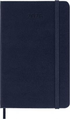 Agenda 2026 - Moleskine Classic 12 Months Weekly Planner - Hardcover, Pocket (Sapphire Blue)