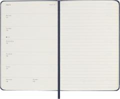 Agenda 2026 - Moleskine Classic 12 Months Weekly Planner - Hardcover, Pocket (Sapphire Blue)