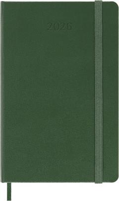Agenda 2026 - Moleskine Classic 12 Months Daily Planner - Hardcover, Pocket (Myrtle Green)