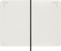 Agenda 2026 - Moleskine Classic 12 Months Daily Planner - Softcover, Pocket (Black)