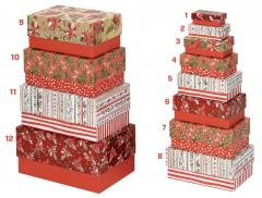 Cutie cadou - Stephanie Dyment: Festive Flora & Fauna - Rectangle Box 04 (pret pe bucata)