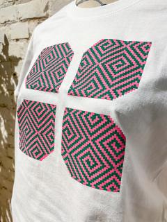 Tricou - Carturesti x PART TWO - Motiv Roman, floare - Marime XL, alb