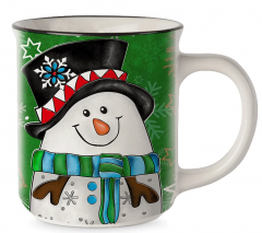 Cana 390 ml - Christmas Snowman