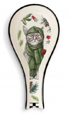 Suport lingura - Christmas Cat
