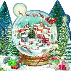 Felicitare - Village Globe