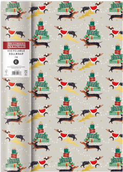 Hartie de impachetat - Yule Dog Animal