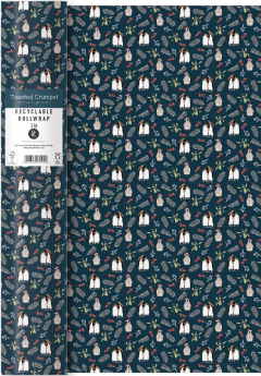 Hartie de impachetat - Penguins Noir