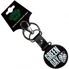 Breloc - Green Day - Stacked Logo & Grenade