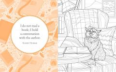 The Book Lover's Colouring Book