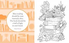 The Book Lover's Colouring Book