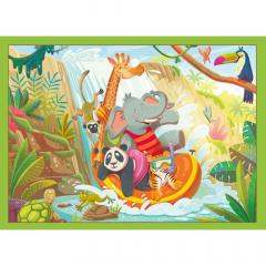 Puzzle interactiv - Animalute jucause, 140 piese