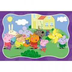 Puzzle - Familia Peppa Pig, 48 piese