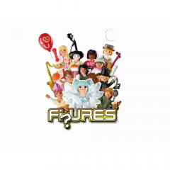 Figurina cu accesorii interschimbabile - Fete,  Seria 28( produs surpriza, pret pe bucata)