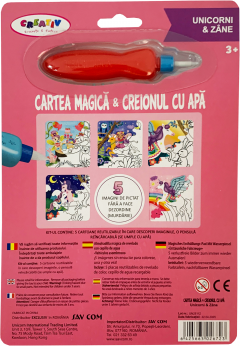 Cartea magica & creionul cu apa. Unicorni & zane