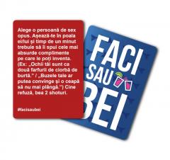 Joc de societate - Faci sau bei - Editie decenta