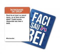 Joc de societate - Faci sau bei - Editie decenta