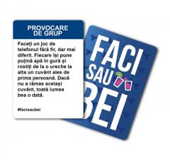 Joc de societate - Faci sau bei - Editie decenta