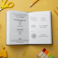 Caiet A5 Scrib's Joy - Engleza