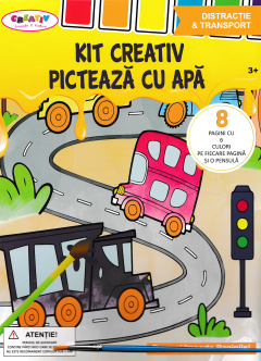 Kit creativ - Picteaza cu apa - Distractie & transport