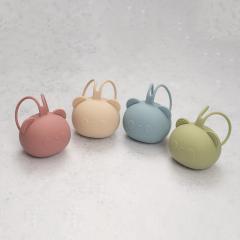 Suport pentru suzeta din silicon - The Little Bear - Raw Green