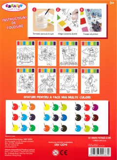 Kit creativ - Picteaza cu apa - Lumea circului