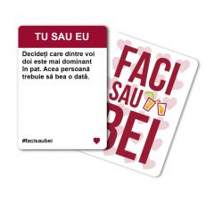 Joc de societate - Faci sau bei - Cupluri