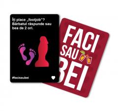 Joc de societate - Faci sau bei - Cupluri