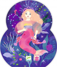Puzzle - Sirena Ella, 36 piese