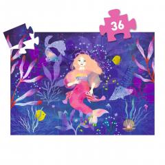 Puzzle - Sirena Ella, 36 piese