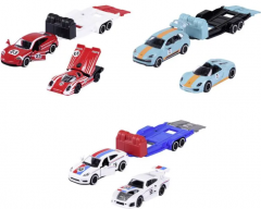 Set masinuta si remorca metalica - Porsche, 3 modele