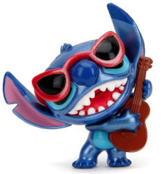 Set 4 figurine metalice - Disney Stitch - Stitch, Surfing Stitch, Dancing Stitch, Ukulele Stitch