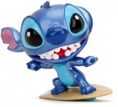 Set 4 figurine metalice - Disney Stitch - Stitch, Surfing Stitch, Dancing Stitch, Ukulele Stitch