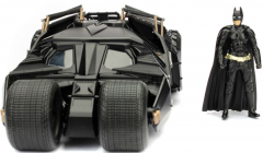 Figurina si masinuta metalica - The Dark Knight - Batmobile & Batman