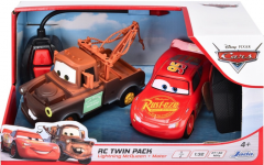 Set 2 masinute cu telecomanda - Fulger McQueen si Mater