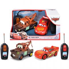 Set 2 masinute cu telecomanda - Fulger McQueen si Mater