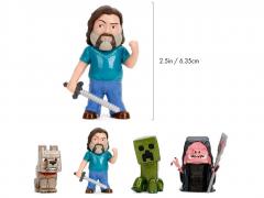 Set 4 figurine - Minecraft The Movie, 6.5cm