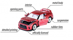 Masinuta metalica - Showroom Deluxe, mai multe modele