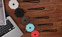 Lampa - Mini Hexagon Twist - Coral Red