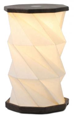 Lampa - Mini Hexagon Twist - Walnut Drift