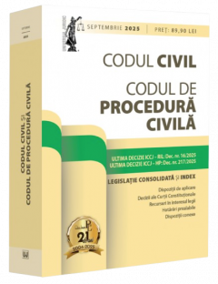 Codul civil si Codul de procedura civila (septembrie 2025)