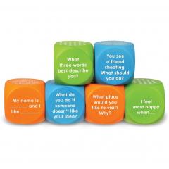 Jucarie educativa - Let's Talk Cubes - Feelings, social skills, you