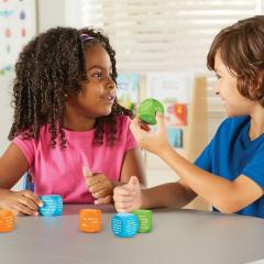 Jucarie educativa - Let's Talk Cubes - Feelings, social skills, you