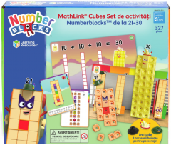 Joc educativ - MathLink Cubes Set de activitati - Numberblocks de la 21-30