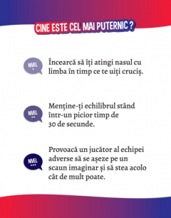 Joc - Sunt Imbatabil. Quiz copii contra parinti