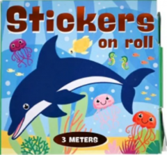 Rola de autocolante - Viata marina