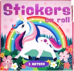Rola de autocolante la cutie - Unicorn