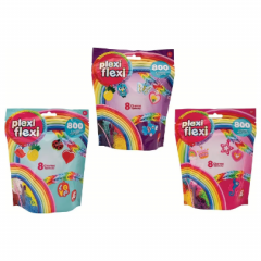 Set creativ - Plexi Flexi - 800 elastice + 8 accesorii ( 3 modele - pret pe bucata)